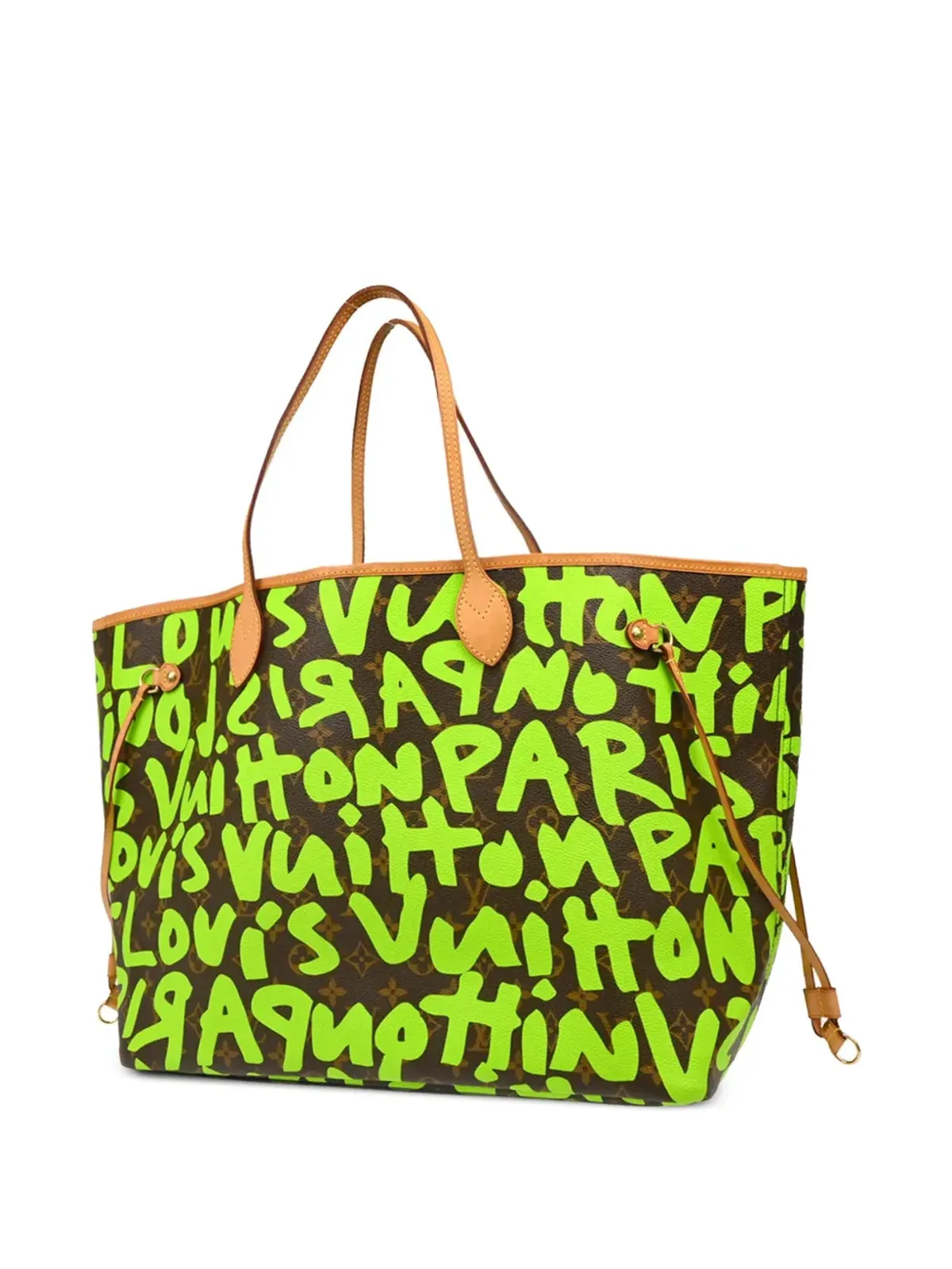 Louis Vuitton ビンテージ x Stephen Sprouse 2009 Neverfull GM トートバッグ - グリーン - 画像2