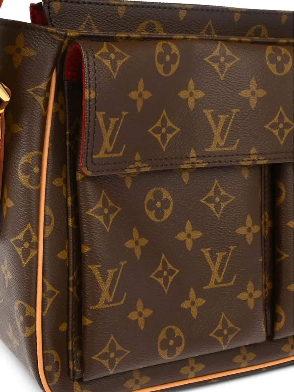Louis Vuitton ビンテージ 2005年 ヴィヴァシテGM ショルダーバッグ ブラウン - 画像3