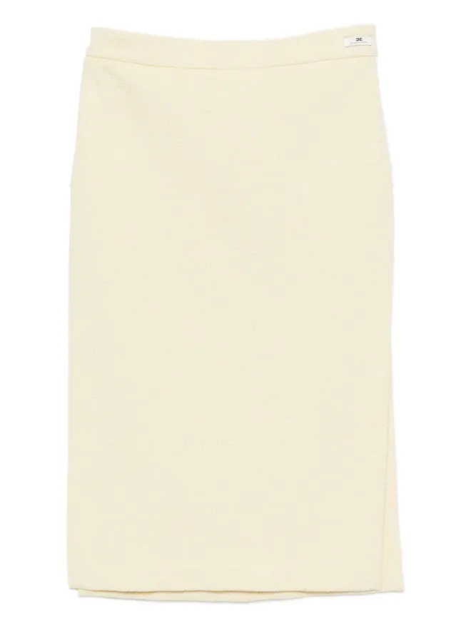 Elisabetta Franchi Elisabetta Franchi ダイヤモンド装飾ツイードスカートの商品画像