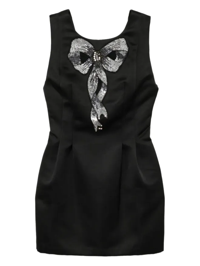 Elisabetta Franchi Elisabetta Franchi クリスタル装飾ドレス ブラックの商品画像