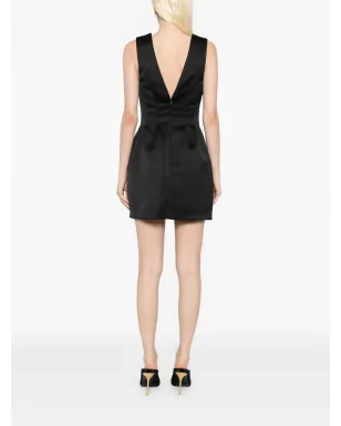 Elisabetta Franchi クリスタル装飾ドレス ブラック - サムネイル4
