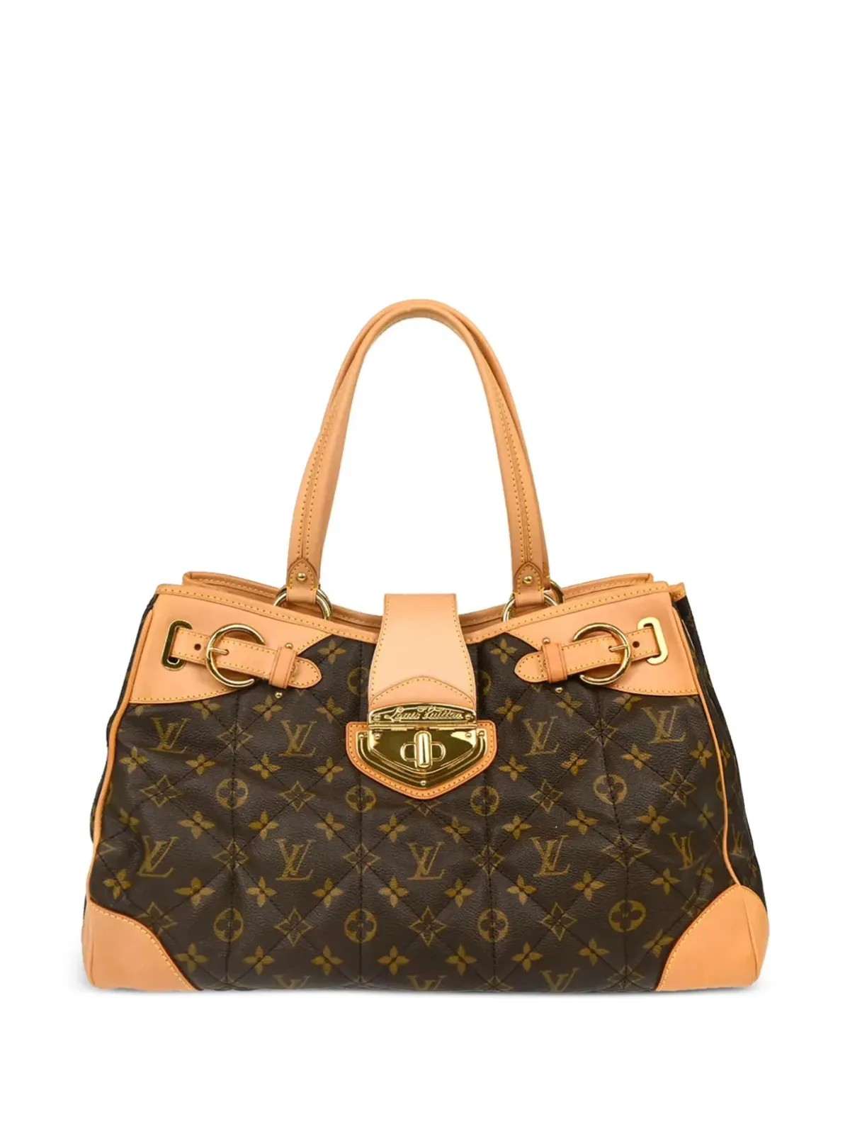 Louis Vuitton ビンテージ 2008 モノグラム・エトワール ハンドバッグ ブラウン - 画像1