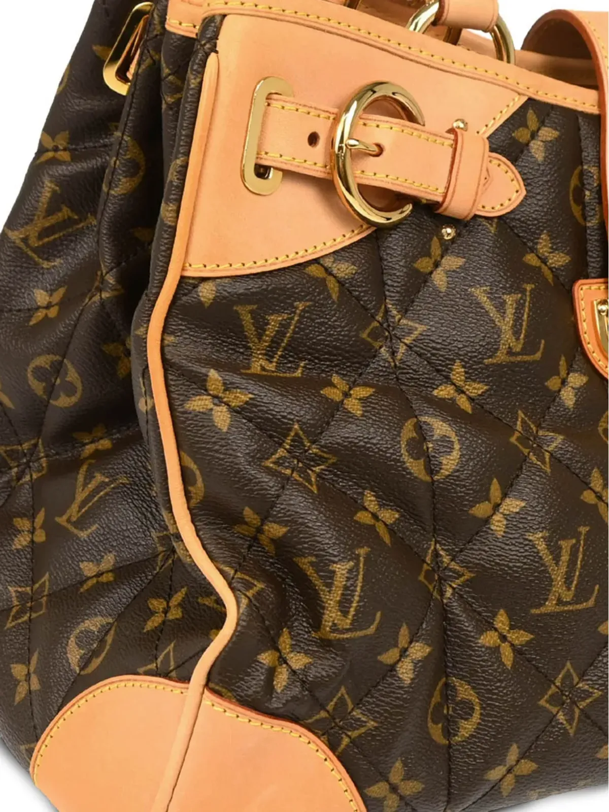 Louis Vuitton ビンテージ 2008 モノグラム・エトワール ハンドバッグ ブラウン - 画像3