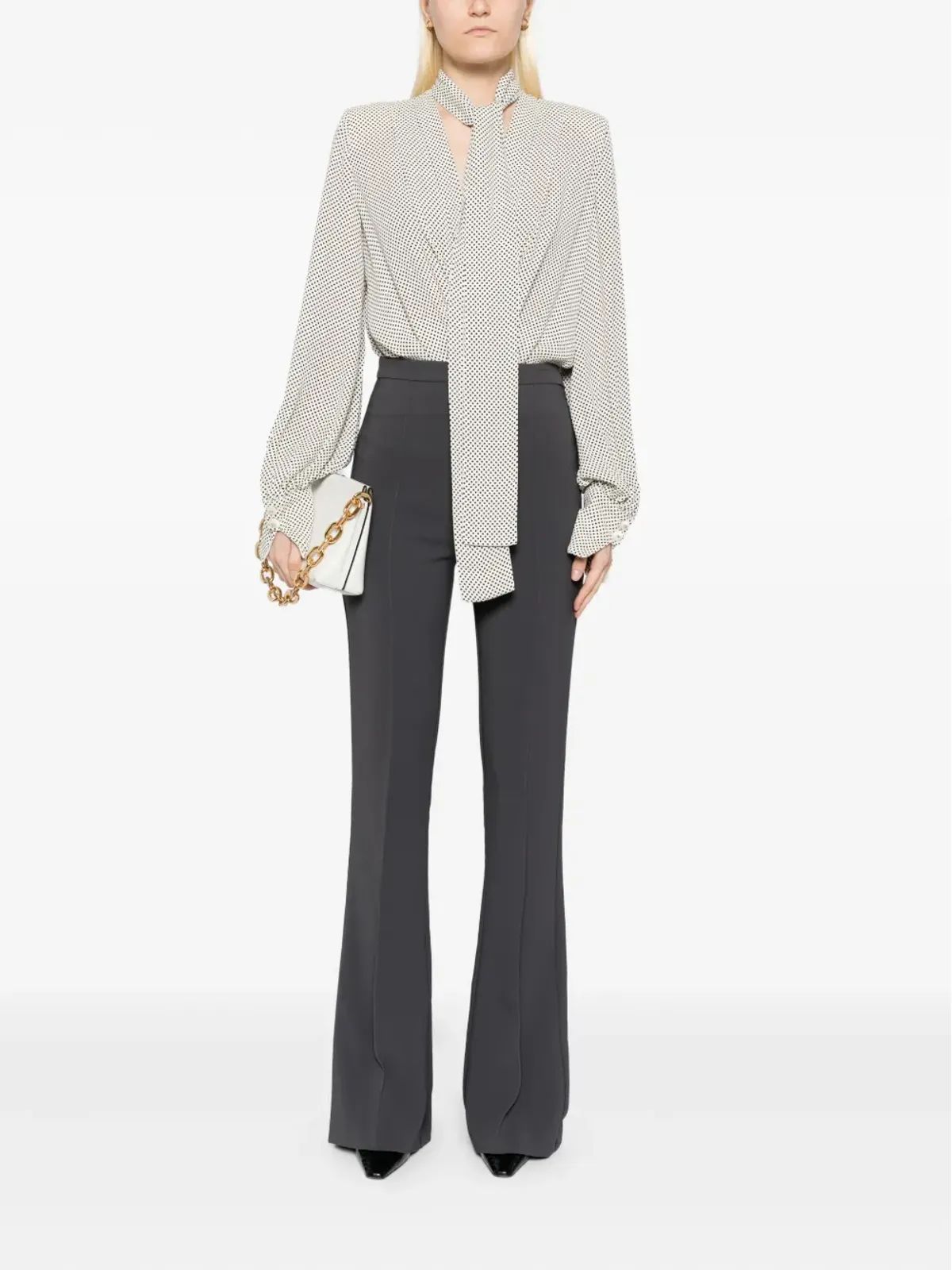 Elisabetta Franchi polka-dot top - White - 画像2