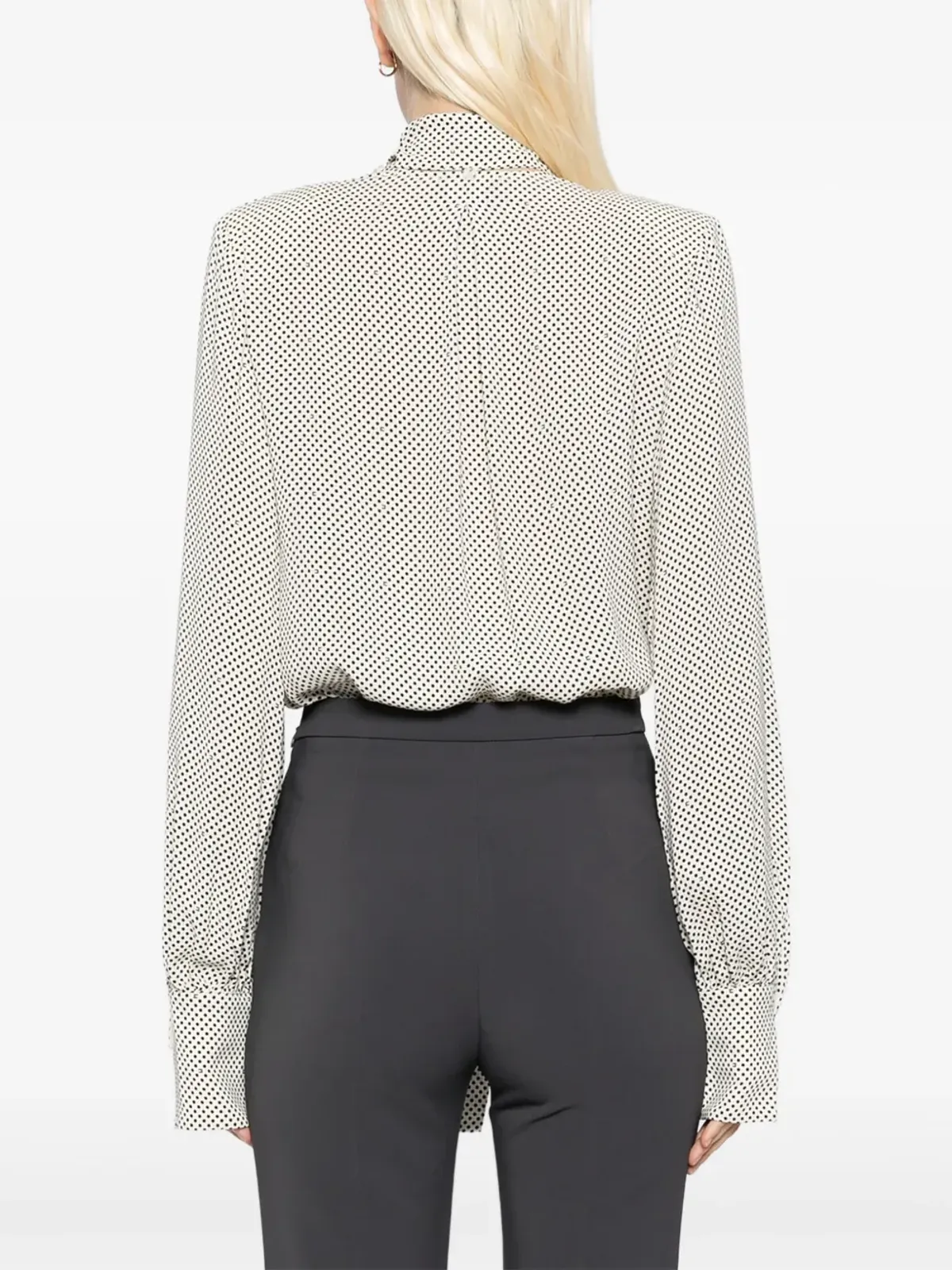Elisabetta Franchi polka-dot top - White - 画像4