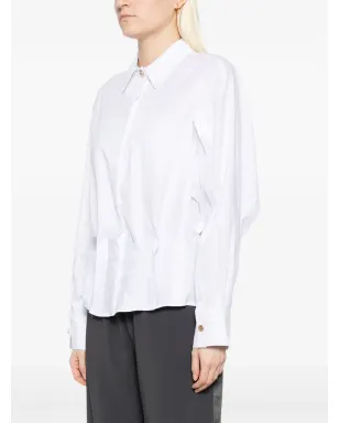 Elisabetta Franchi コットンシャツ - ホワイト - サムネイル3