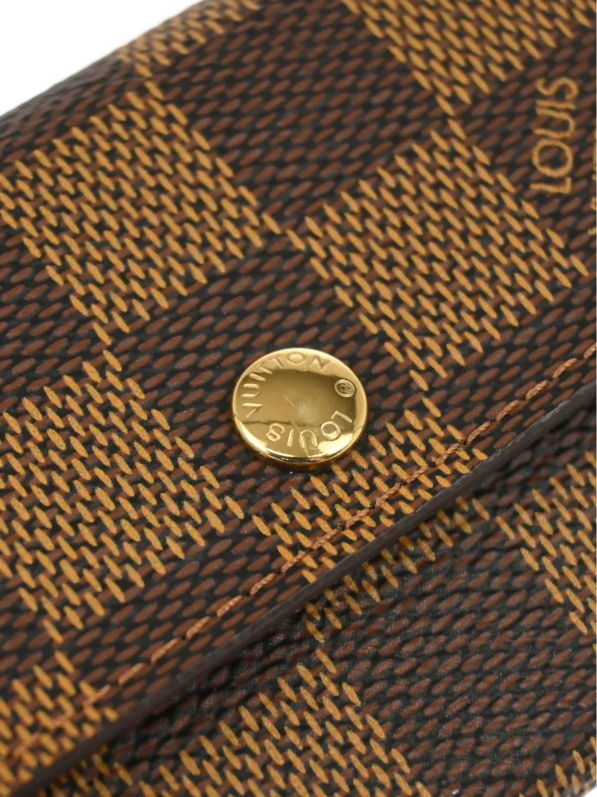 Louis Vuitton ビンテージ 2005 ダミエ・エベヌ ウォレット - ブラウン - 画像5