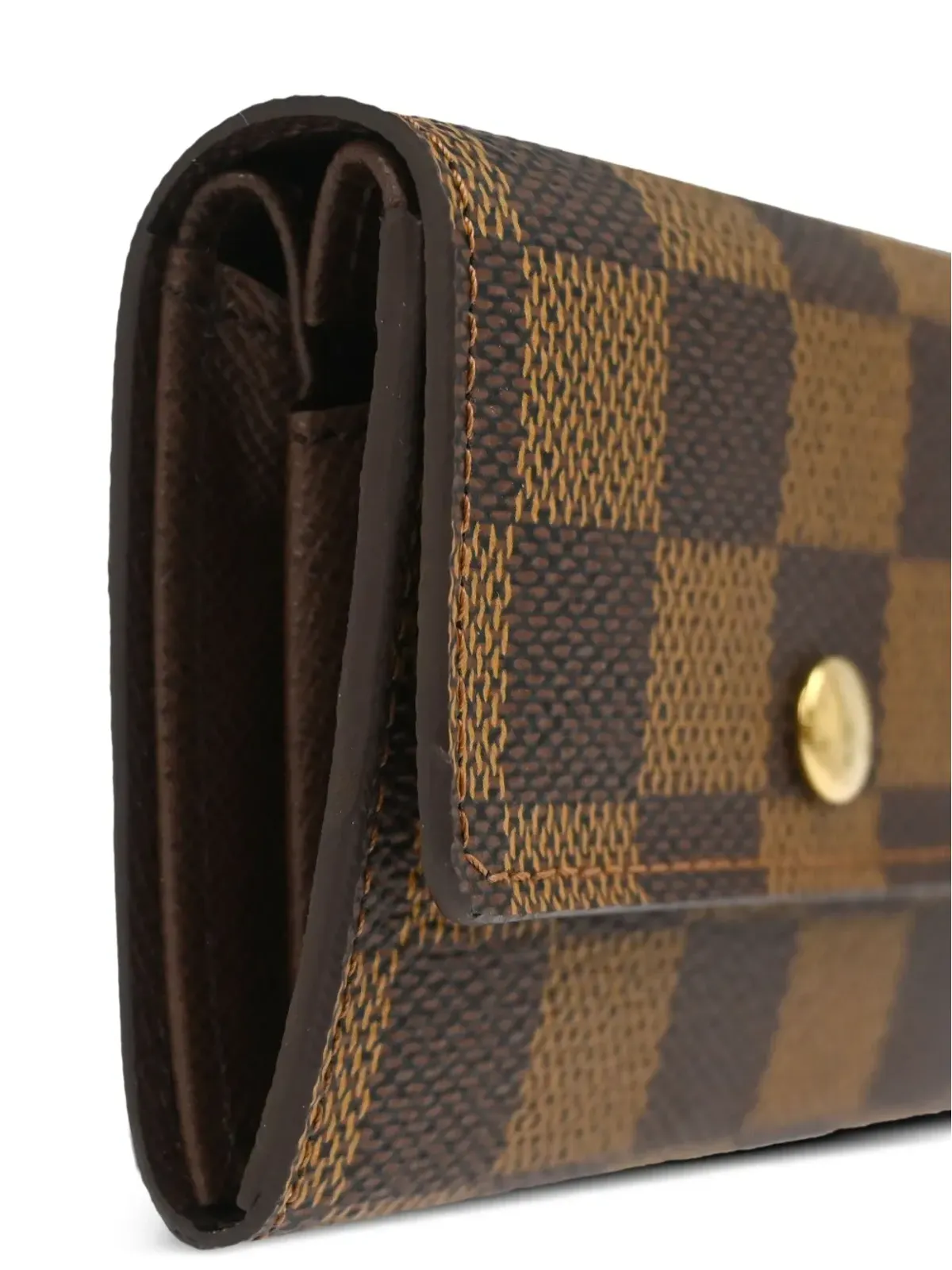 Louis Vuitton ビンテージ 2005 ダミエ・エベヌ ウォレット - ブラウン - 画像3