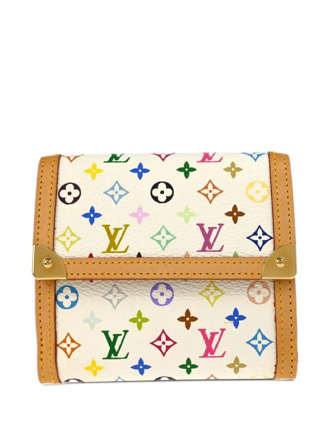 Louis Vuitton Pre-Owned Louis Vuitton ビンテージ x 村上隆 2005 モノグラム ウォレット - ホワイトの商品画像