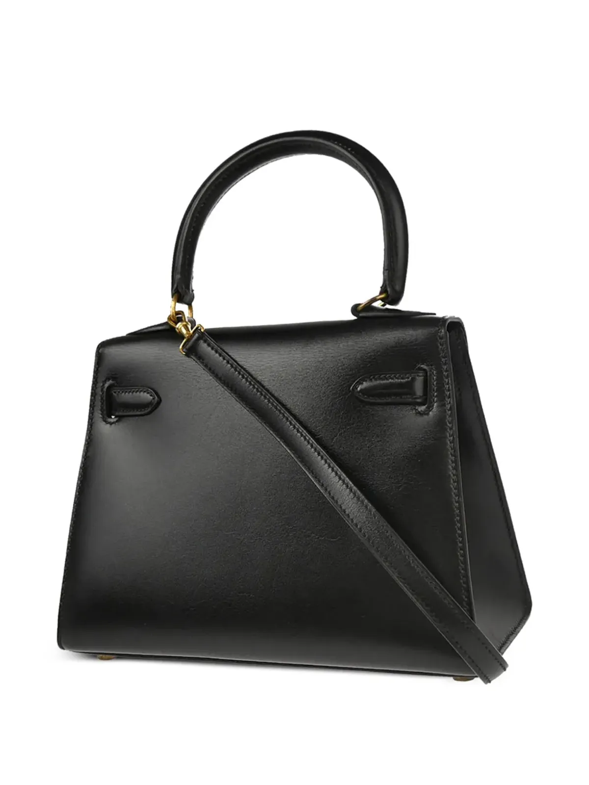 Hermès ビンテージ 1991年 ミニ Kelly 20 セリエ トートバッグ ブラック - 画像2
