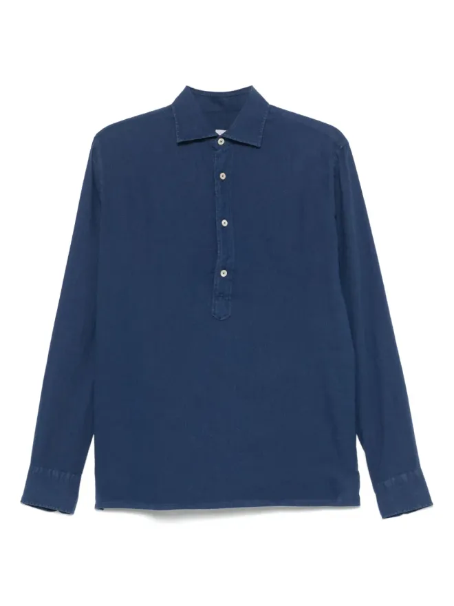 Alessandro Gherardi Alessandro Gherardi 長袖シャツ ブルーの商品画像