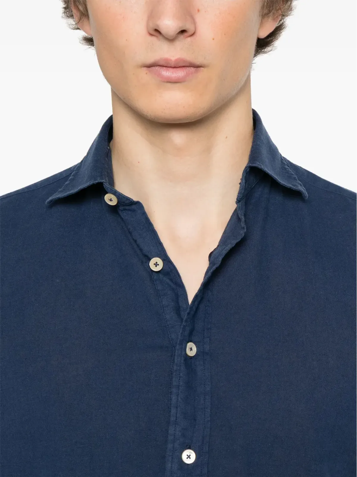 Alessandro Gherardi 長袖シャツ ブルー - 画像5