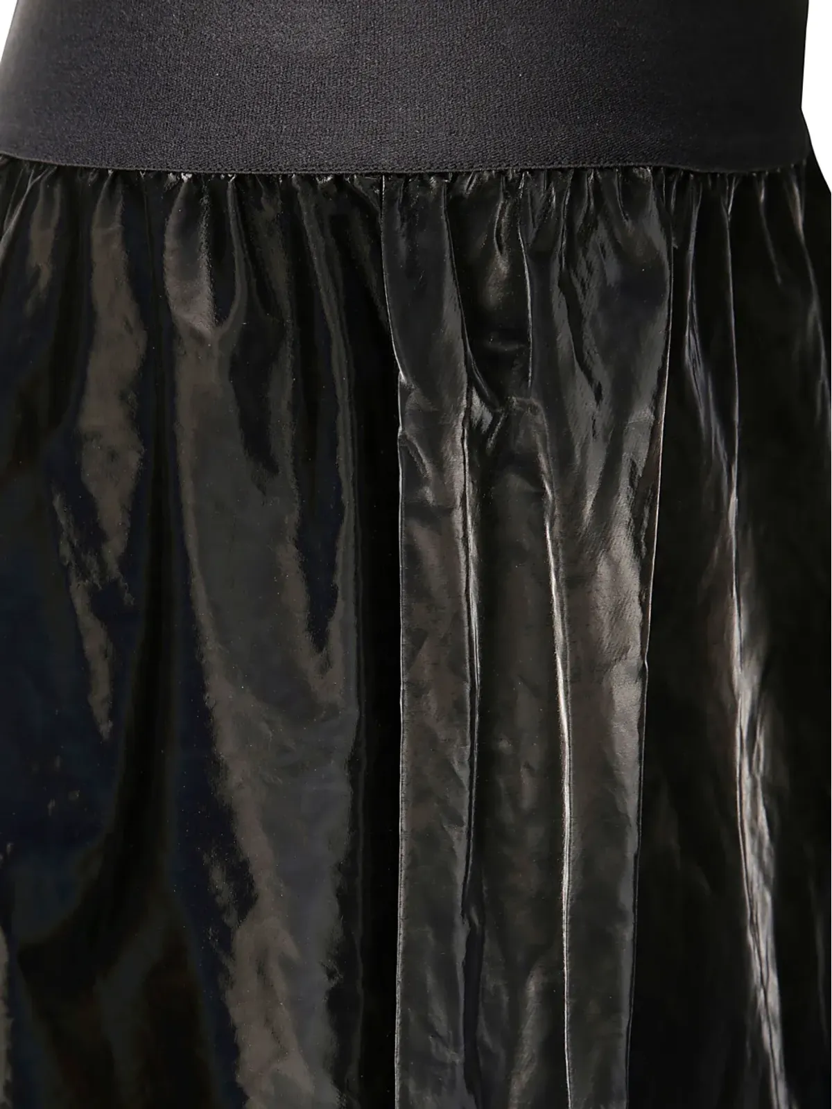 Maria Calderara パテント仕上げスカート - 画像3