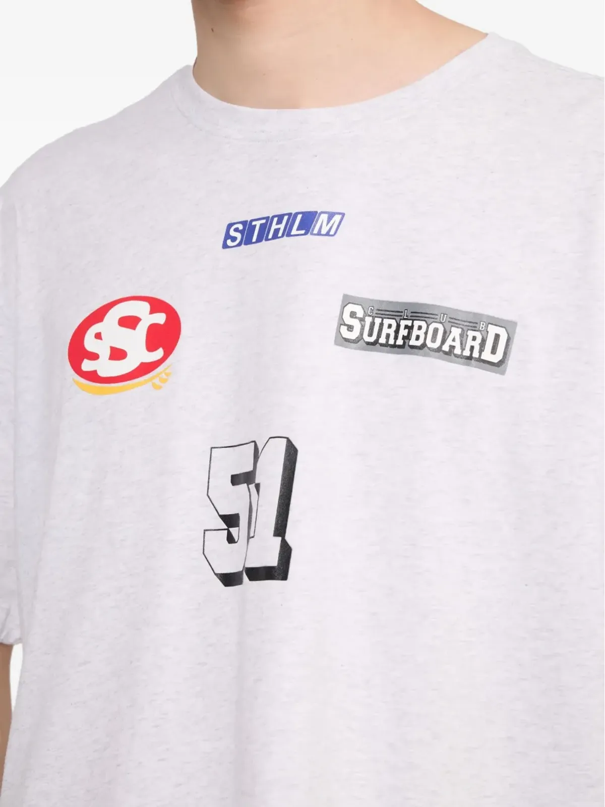 Stockholm Surfboard Club グラフィックプリントTシャツ - 画像5