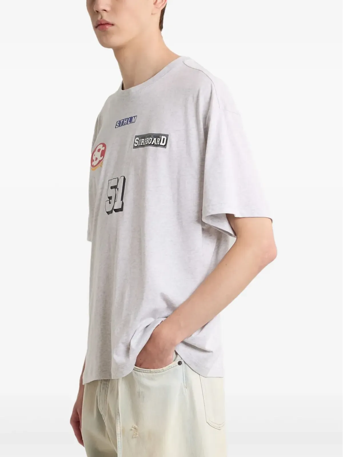 Stockholm Surfboard Club グラフィックプリントTシャツ - 画像3