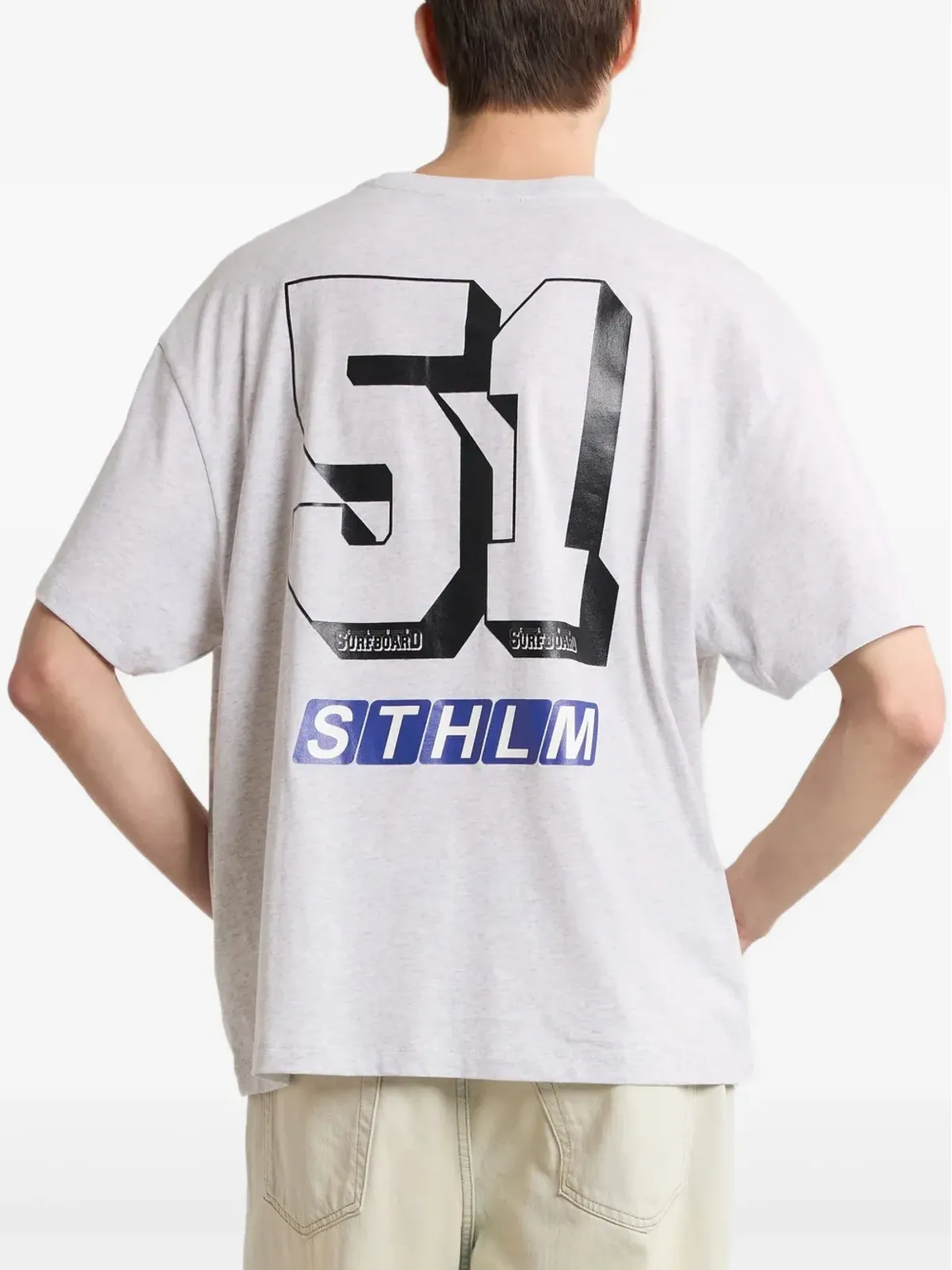 Stockholm Surfboard Club グラフィックプリントTシャツ - 画像4