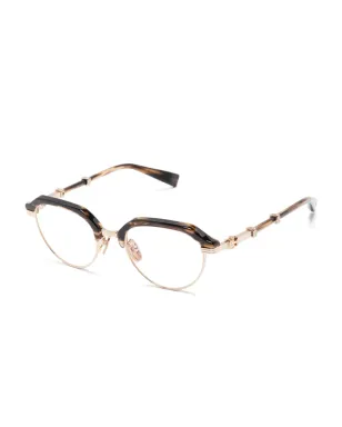 Balmain Eyewear アドミラルグラス ブラウン - サムネイル2