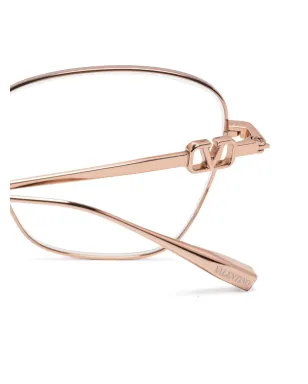 VALENTINO GARAVANI EYEWEAR Vlogo Signature II メガネ - ピンク - サムネイル3