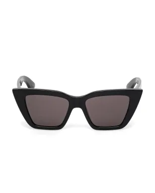 Alexander McQueen Eyewear キャットアイサングラス ブラック - サムネイル1