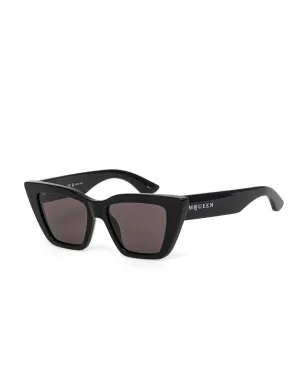 Alexander McQueen Eyewear キャットアイサングラス ブラック - サムネイル2
