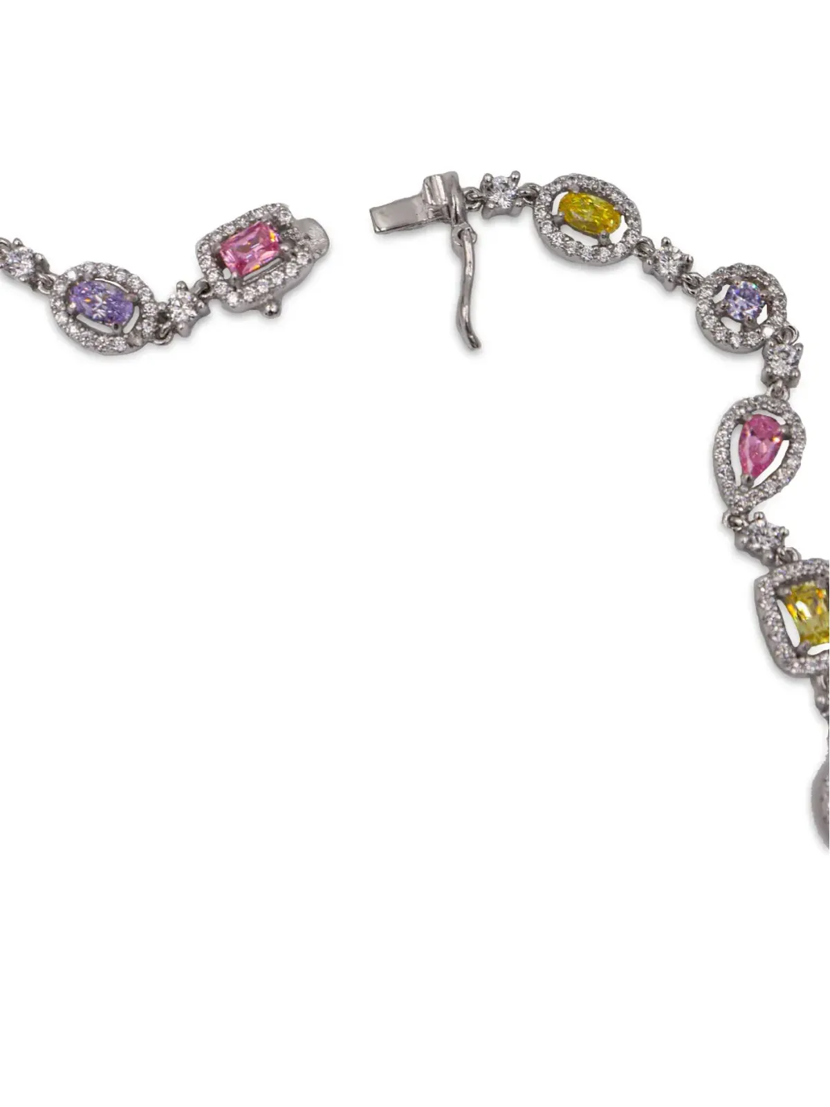 Juwelina Paris sterling silver Jensen necklace - Pink - 画像3