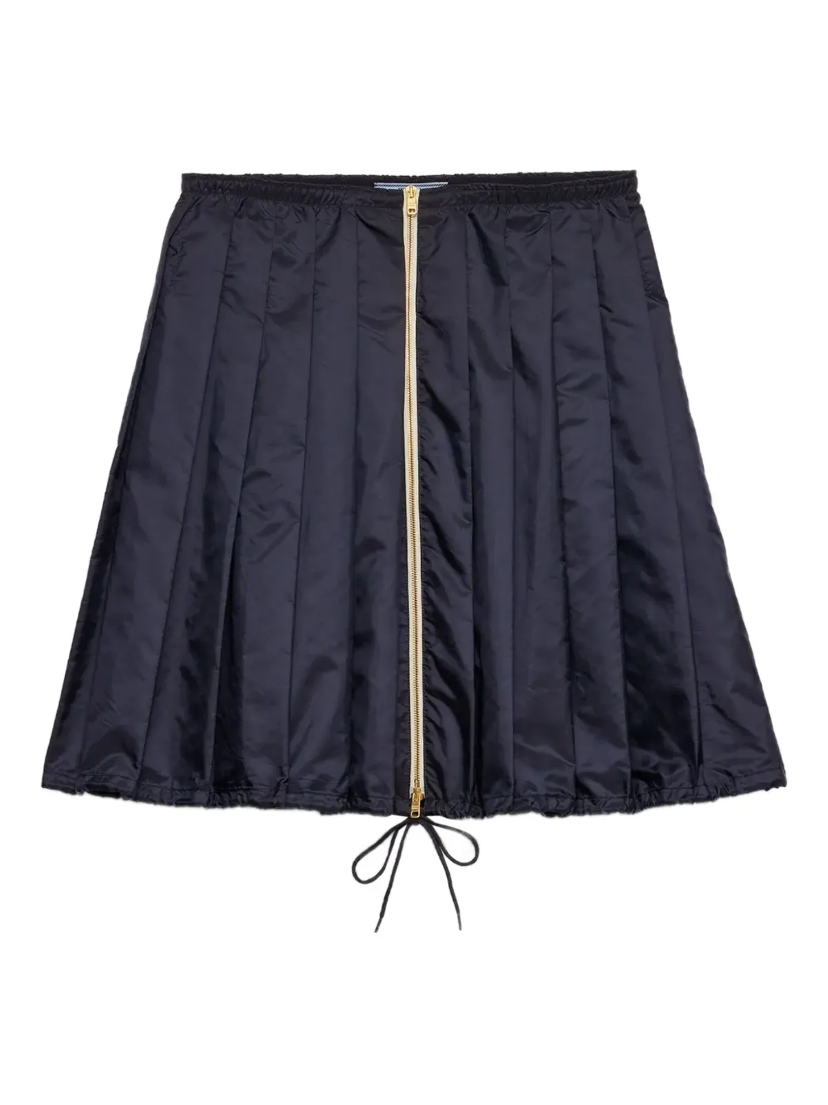 Prada プリーツミニスカート（Re-Nylon） ブルー - 画像1