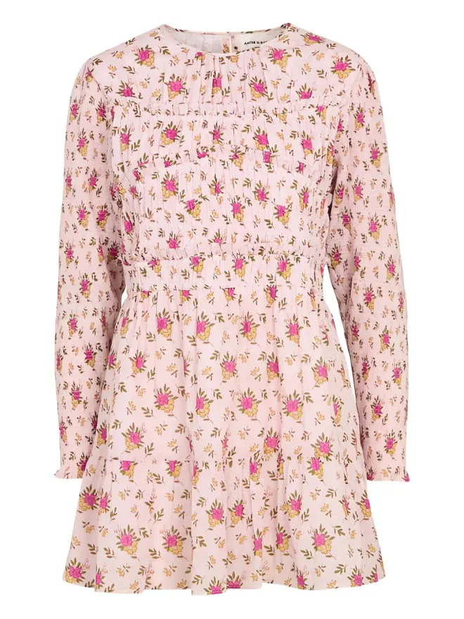 Antik Batik Antik Batik スモック花柄プリントドレス - ピンクの商品画像
