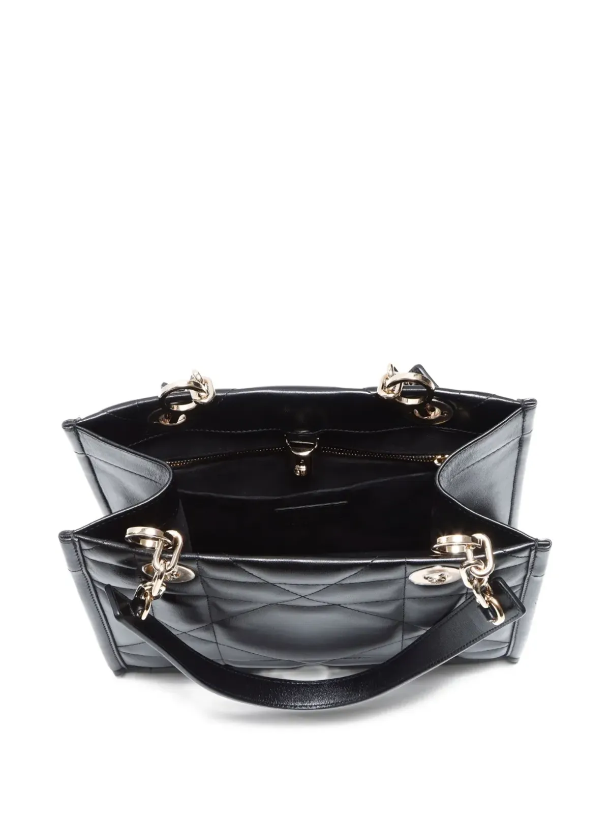 ビンテージ Christian Dior アーキ キャンニージュ 小さめ ショルダーバッグ ブラック - 画像5