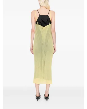 ALAINPAUL ニット地のジャストコルドレス - サムネイル4
