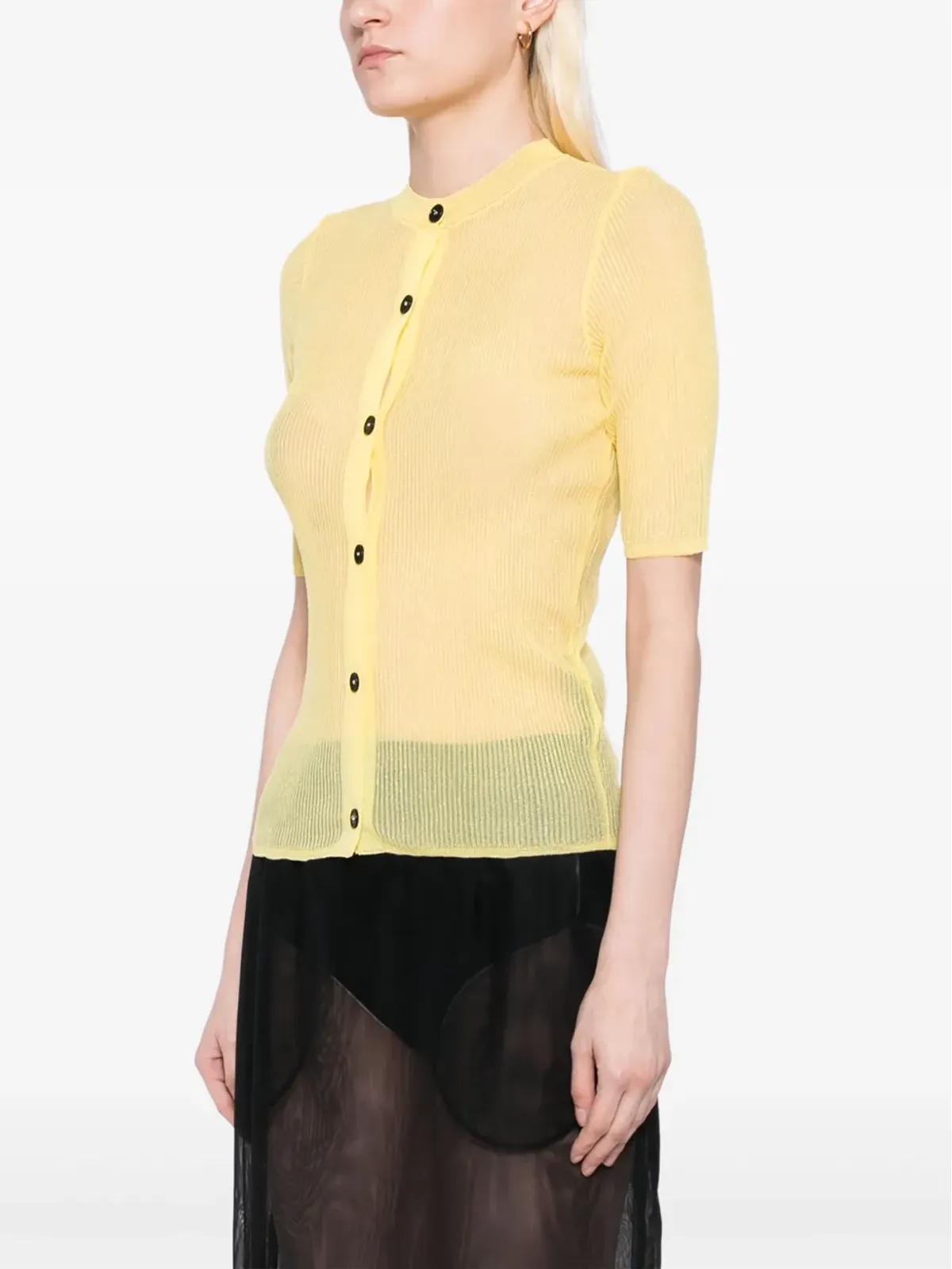 ALAINPAUL ショートスリーブカーディガン - 画像3