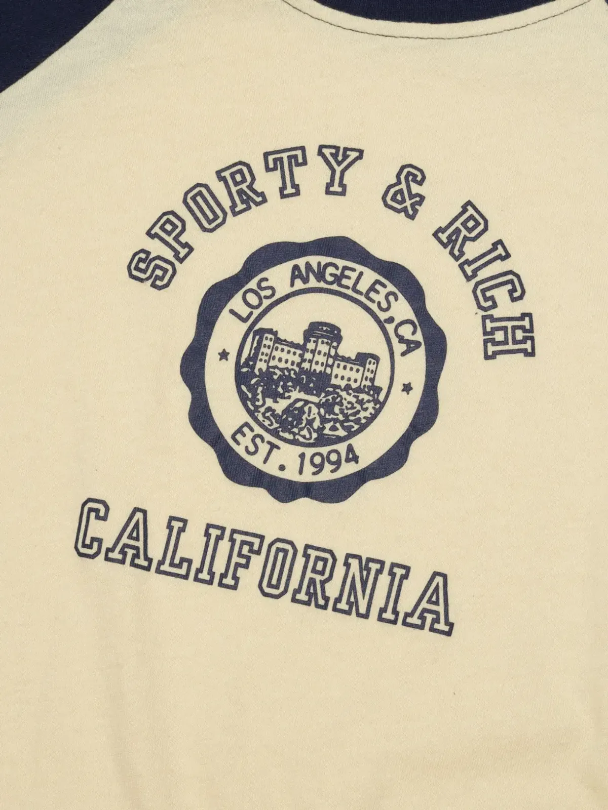 SPORTY & RICH KIDS カリフォルニア エンブレム Tシャツ - 画像4