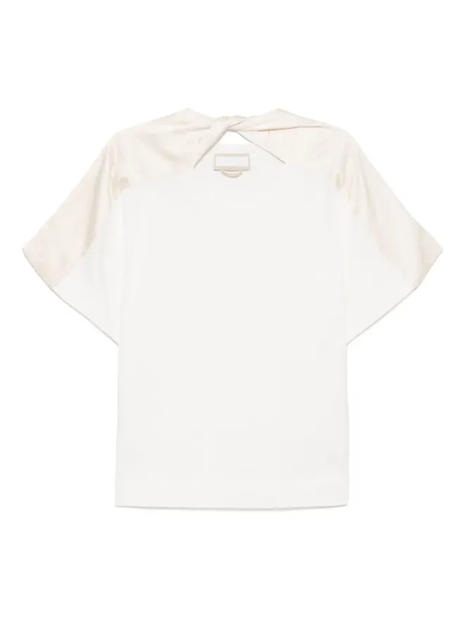 LITKOVSKA LITKOVSKA cotton T-shirt - Whiteの商品画像