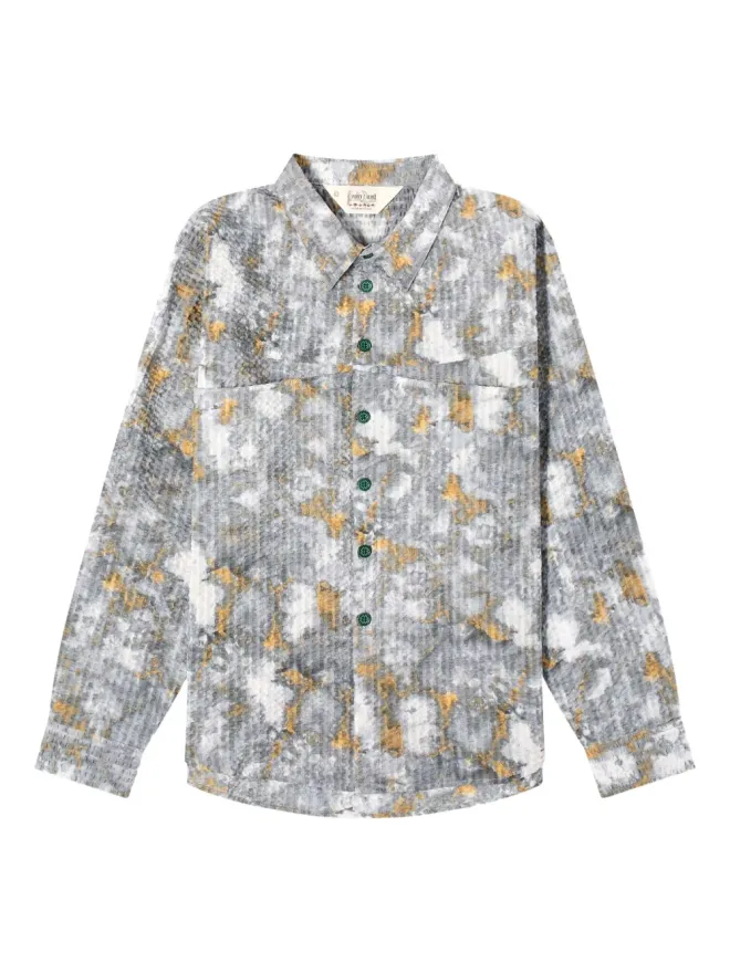 Brain Dead Brain Dead Distorted Heat シャツ - グレーの商品画像