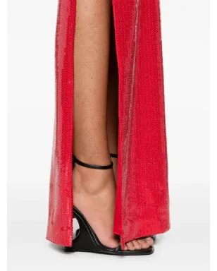 Alex Perry ストラップレス・スパンコール付きマキシドレス レッド - サムネイル5