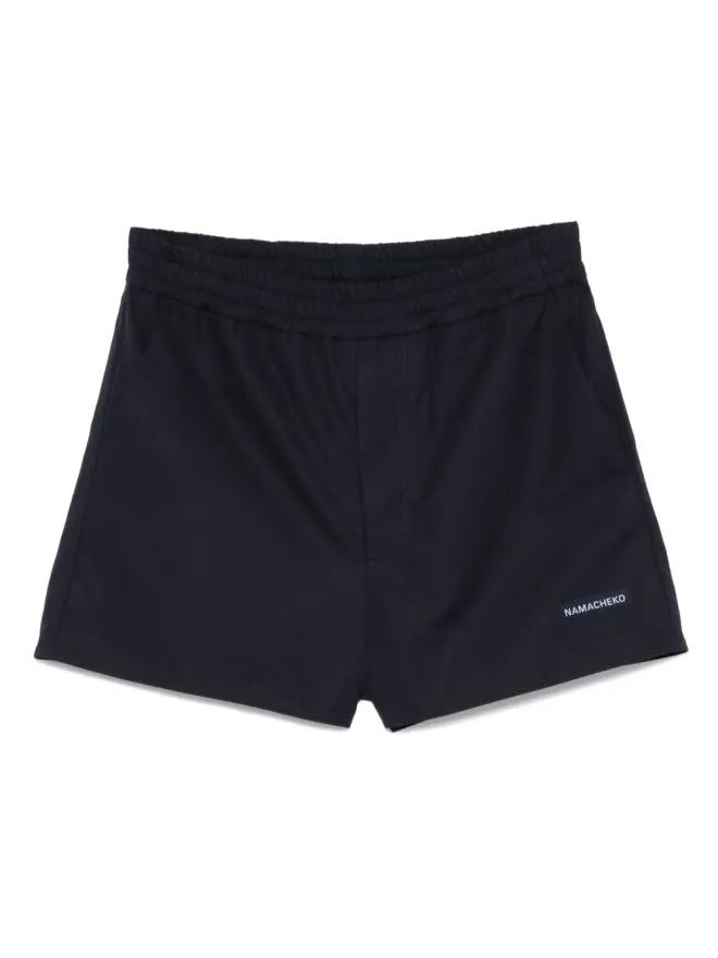 Namacheko Namacheko ロゴパッチショーツの商品画像