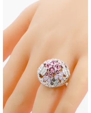 Swarovski Vintage クリスタルフラワーリング - サムネイル2