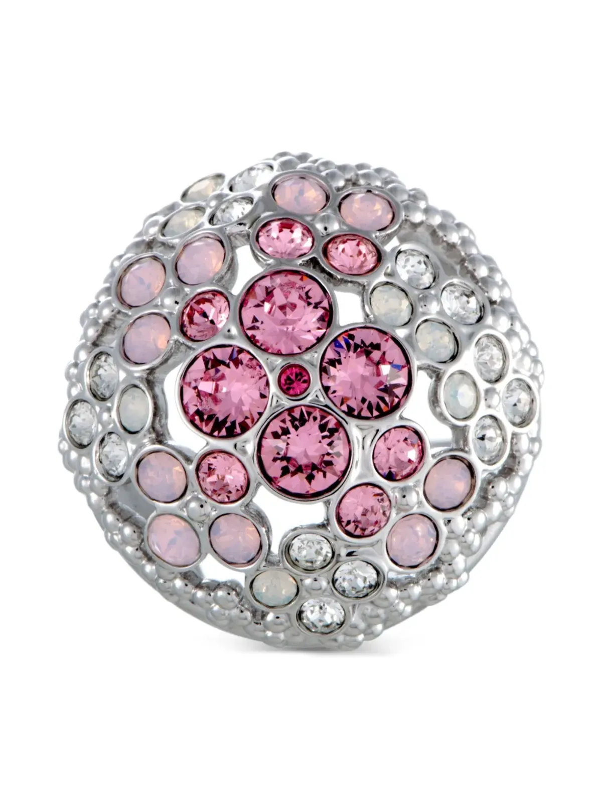 Swarovski Vintage クリスタルフラワーリング - 画像4