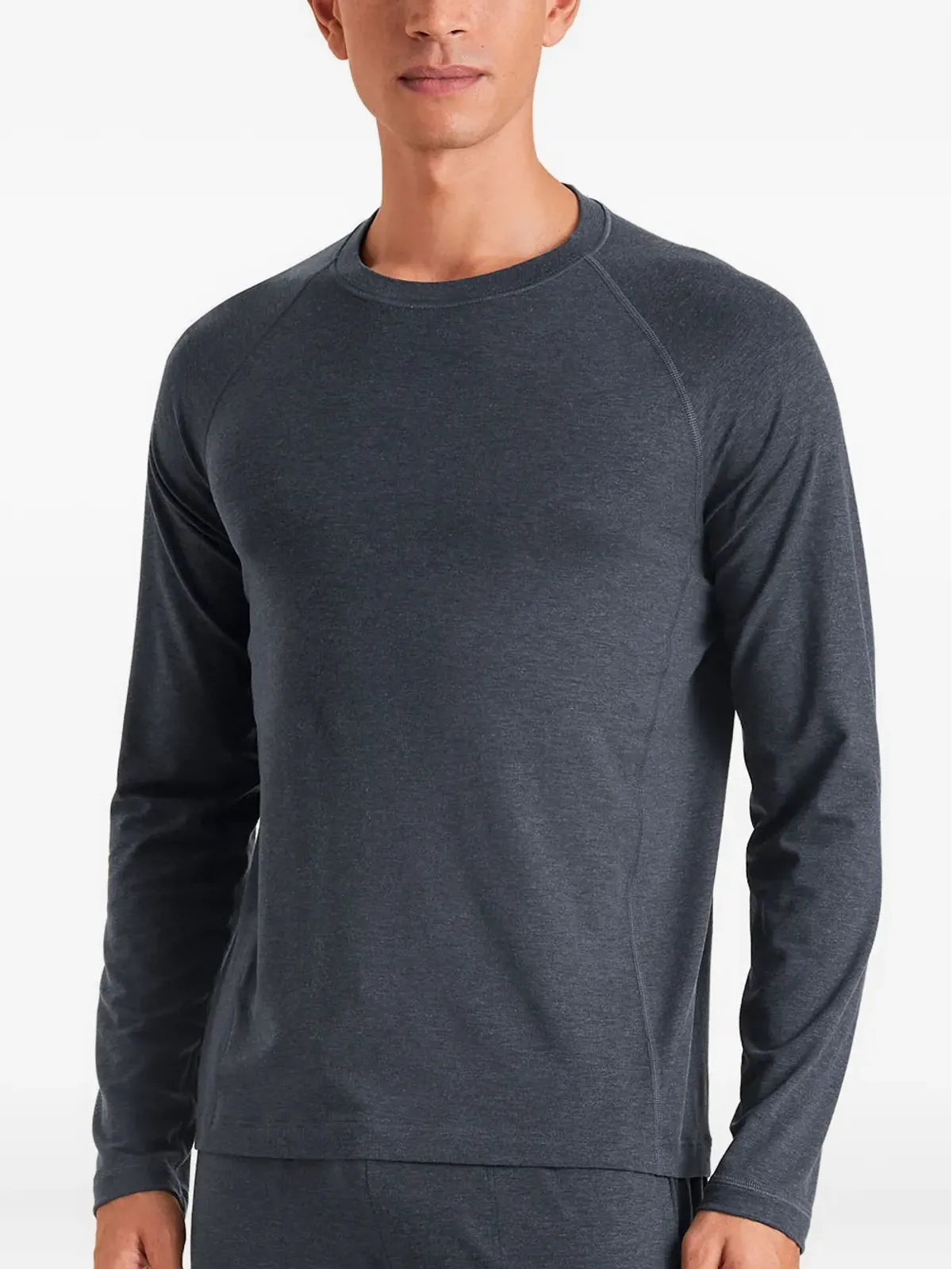 CALIDA ロングスリーブ パジャマTシャツ - Grey - 画像2