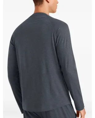 CALIDA ロングスリーブ パジャマTシャツ - Grey - サムネイル3