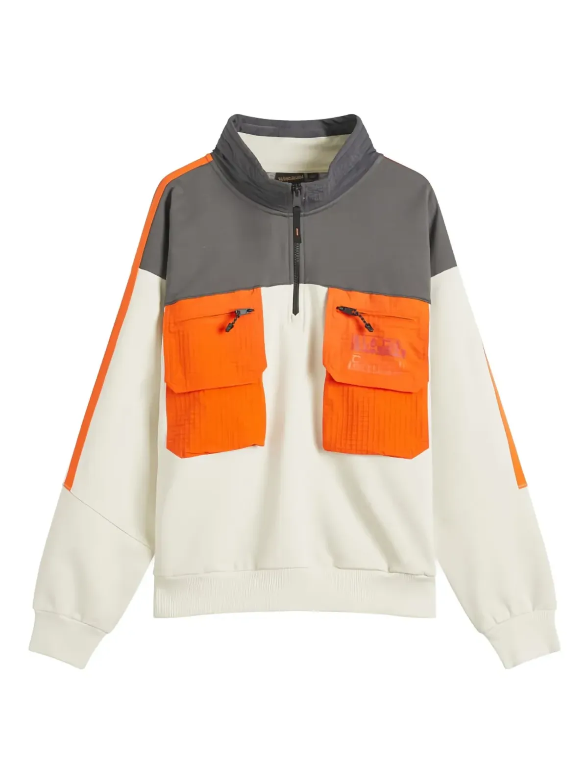 Napapijri カラー ブロック スウェットシャツ - Neutrals - 画像1