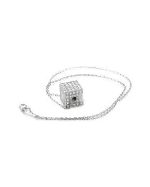 Chopard Pre-Owned 18Kホワイトゴールド ハッピーダイヤモンド ネックレス - サムネイル2