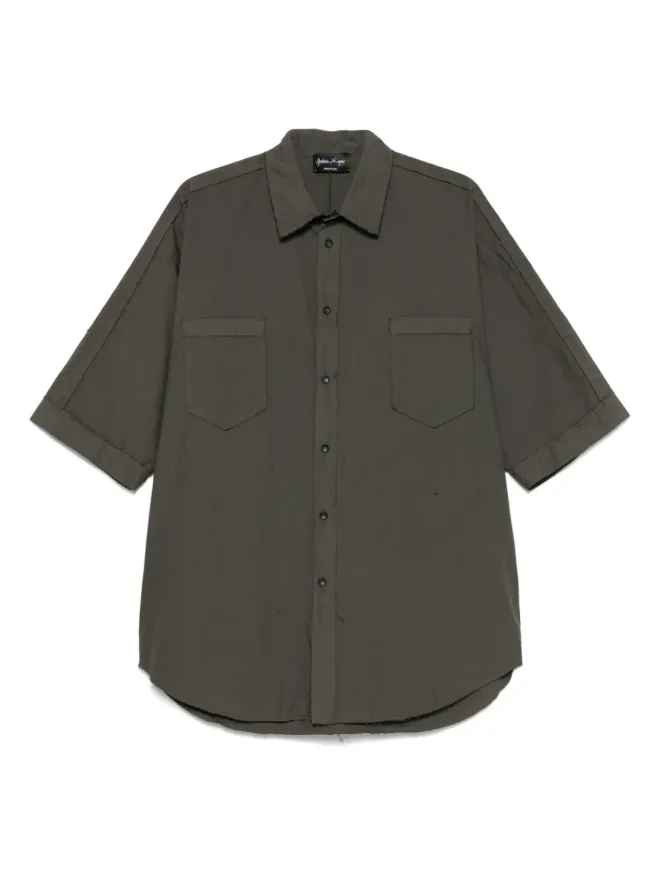 Andrea Ya'aqov Andrea Ya'aqov コットンシャツ - ブラウンの商品画像