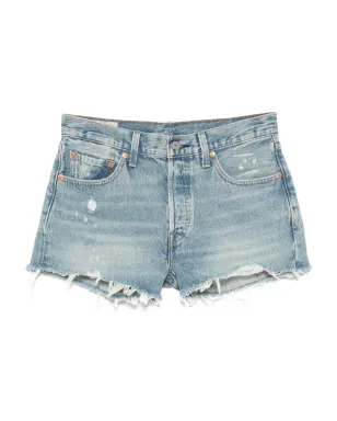 Levi's 501 ショーツ ブルー - サムネイル1