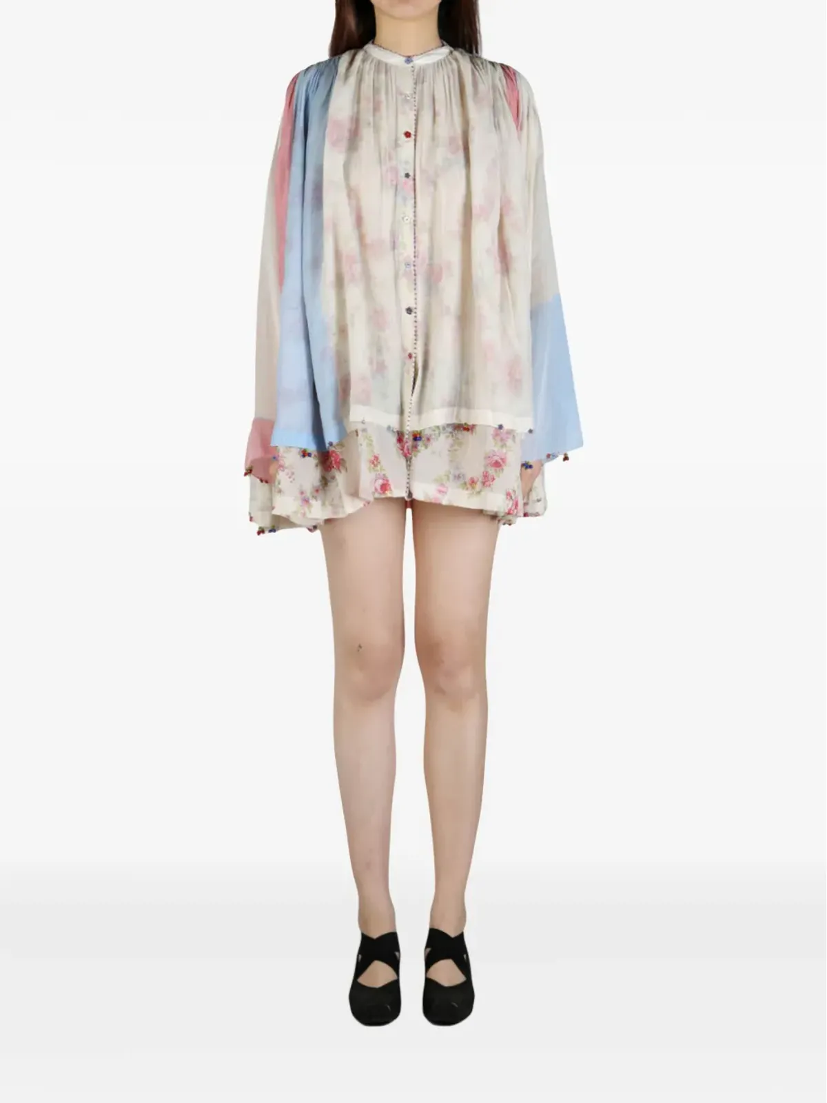 Pero floral-print shirt - Neutrals - 画像1