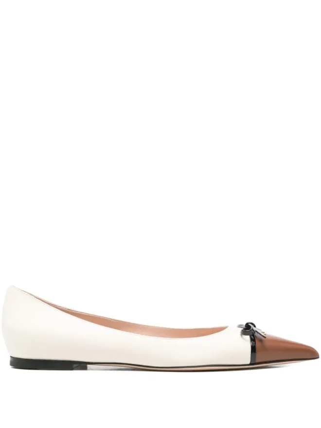 Valentino Garavani Valentino Garavani レザー バレエフラットの商品画像