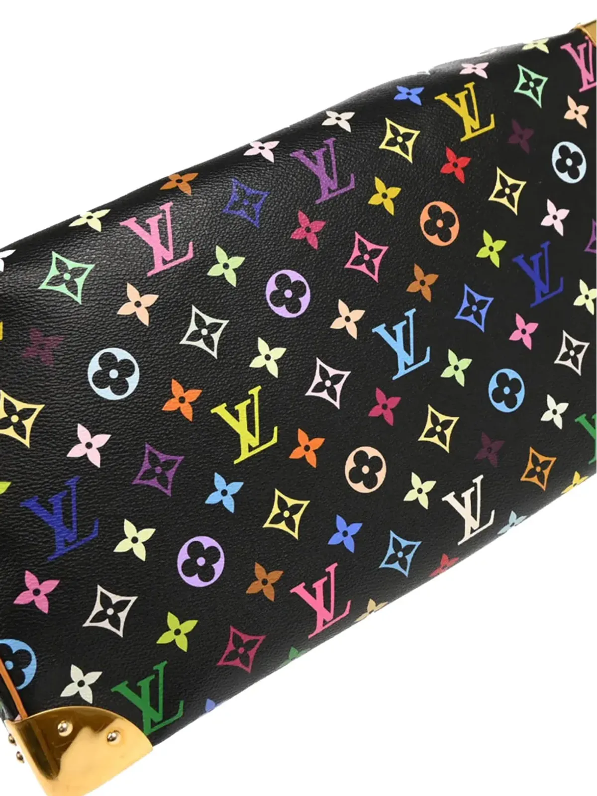 Louis Vuitton ビンテージ Takashi Murakami 2011 Speedy 40 ハンドバッグ ブラック - 画像5