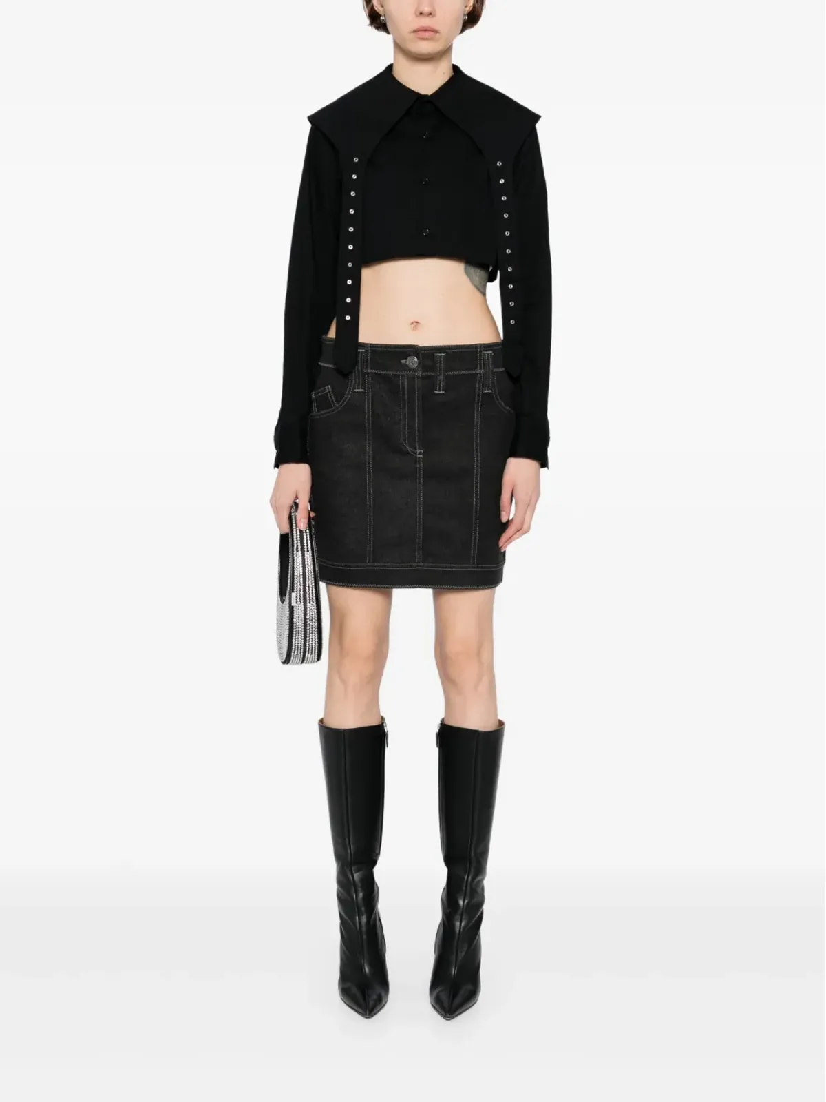 Christian Dior ビンテージ デニムスカート - 画像2