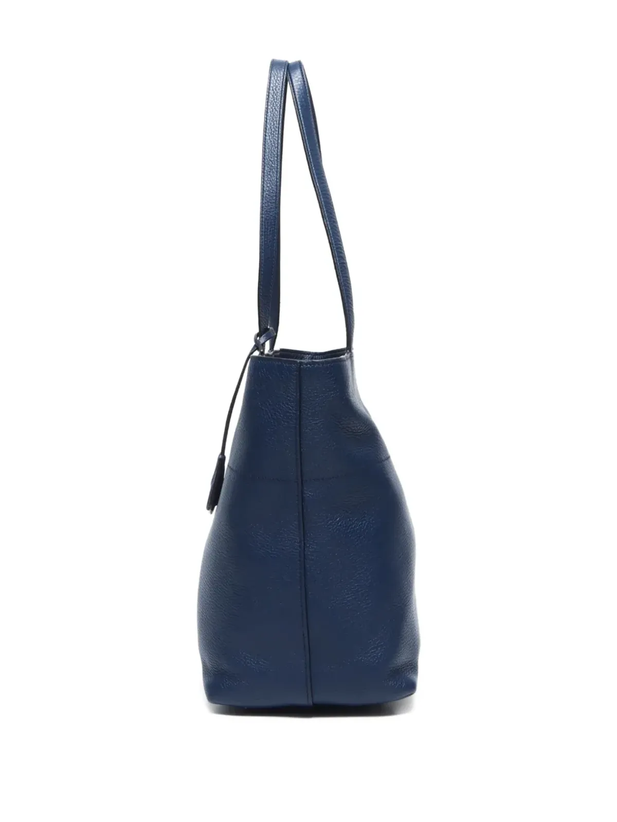 Prada ビンテージ レザー トートバッグ ブルー - 画像4
