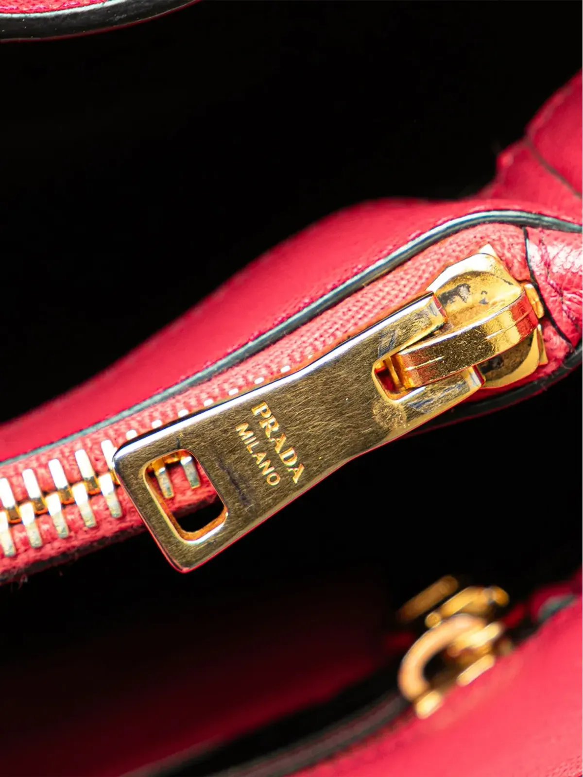 Prada ビンテージ 2000-2024 サフィアーノ ソフト トリプルポケット トート・サッチェル - ピンク - 画像5