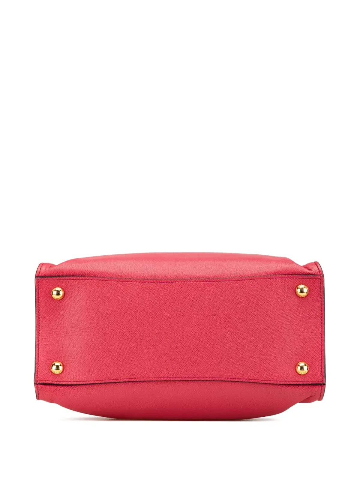 Prada ビンテージ 2000-2024 サフィアーノ ソフト トリプルポケット トート・サッチェル - ピンク - 画像3